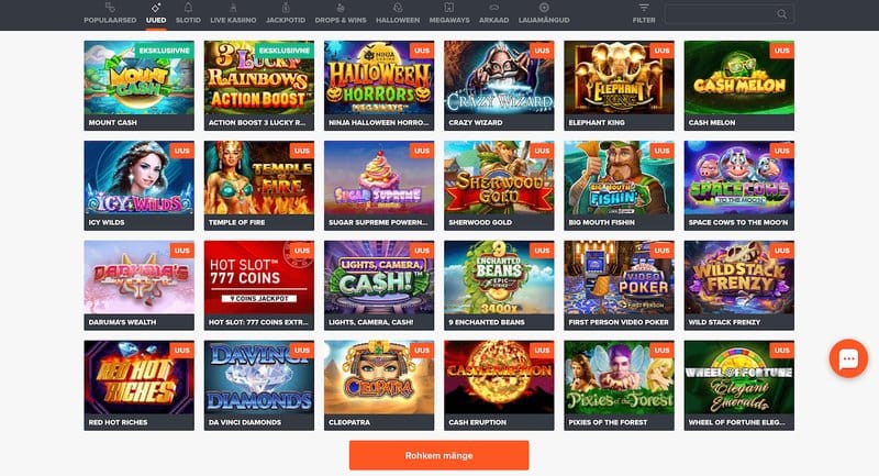 Parimad kasiino mängud, mida proovida 2023. aastal